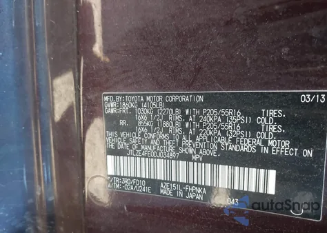 2013 Scion Xb z USA, uszkodzony, nr VIN JTLZE4FE0DJ034897